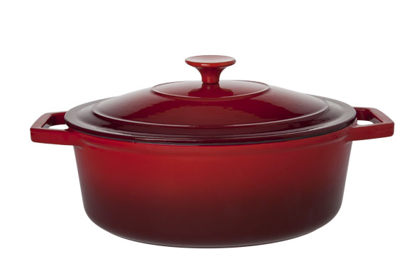 Bergerac Cocotte ovale 28x21,5 cm - Volcanique